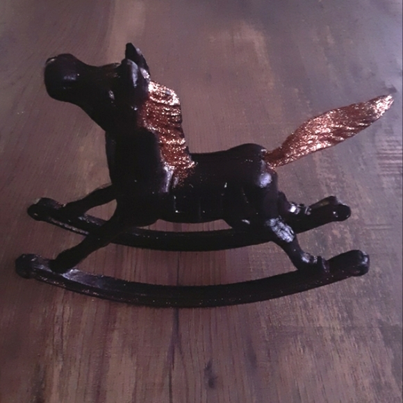 Cast Iron Rocking Horse - Picture 3 of 3